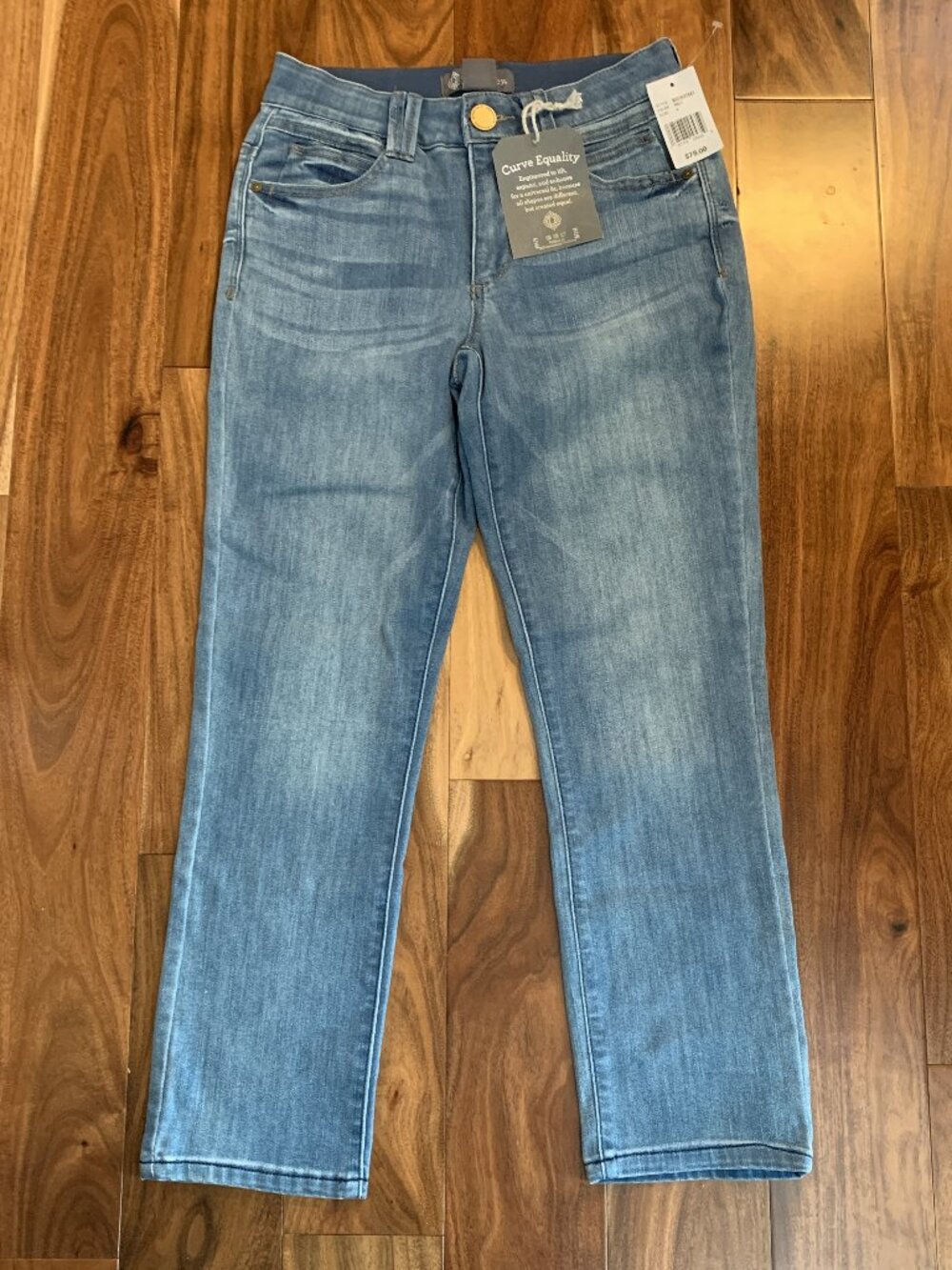 NEW Democracy "Ab" Technology High Rise Vintage Skinny Mold & Hold Jeans Size 4